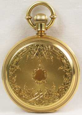 18K Gold Pocket Watch, American watch Co