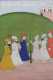 Four Punjabi Miniature Paintings, depicting the life and teachings of Guru Nanak