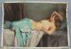 May Bartlett Fairchild,  oil on canvas of a nude woman