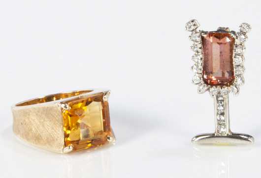 Gold And Citrine Jewelry