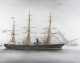 19th Century Steam Sail Ship Painting