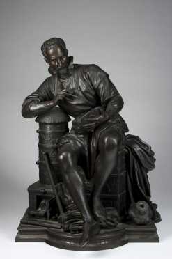 School of John H. Rogers bronze of Bernard Palissey