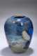 Modern Art Glass Vase by M. Mohr.