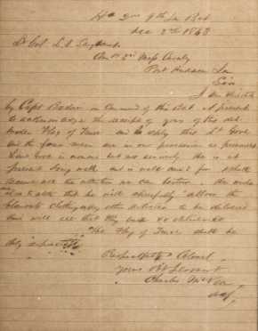 The "Flag of Truce" Letter Request of the 9th Louisiana Battalion