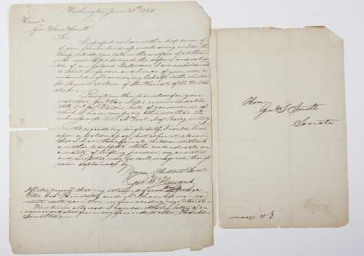 Letter from Geo. W. Howard to Gen.. Sam Smith