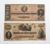 Two Confederate Currency Bills