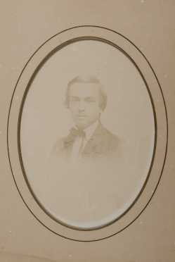 19th Century Albumen Photo of a young man