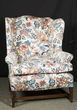 Hepplewhite Style Wing Chair