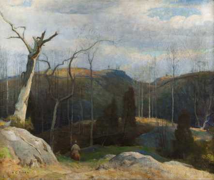 Harold C. Dunbar winter landscape.