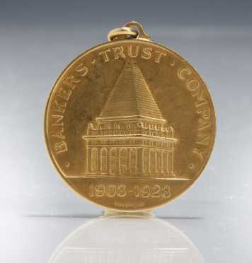 18K Gold Tiffany & Co. Commemorative Medal