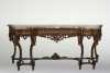 Continental Marble-top Console Table