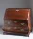 Miniature English Mahogany Bombay Slant Front Desk Case
