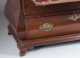Miniature English Mahogany Bombay Slant Front Desk Case