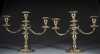 Two Weighted Hollowware Sterling Silver Candelabras