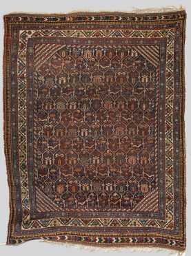 Early 20th century Aphshar/Shiraz Scatter rug