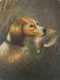 Lot of Two Gerald Rutgers Hardenberg Paintings of Brittany Spaniels