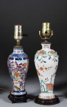 Two Chinese Export Vases