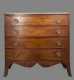 Hepplewhite Bow Front Chest of 4 Drawers