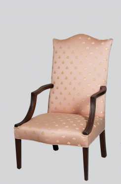 Hepplewhite Mahogany Lolling Chair