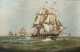 C. Myron Clark, painting of the USS Constitution
