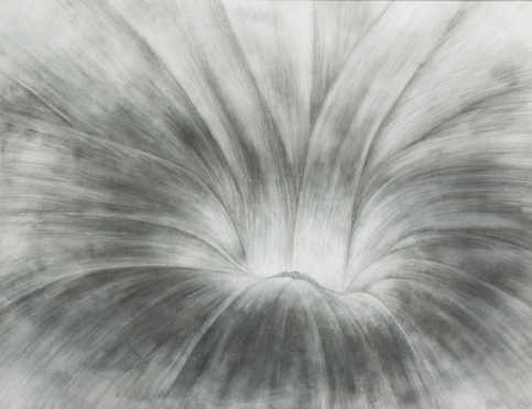 Kahlil George Gibran pencil on paper of "Crater of Amaryllis"