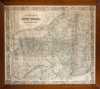 Colton's Railroad and Township of New York Map,