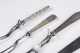 Three Sterling Carving Sets including Tiffany & Co.