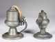 Handled Pewter Fluid Lamps