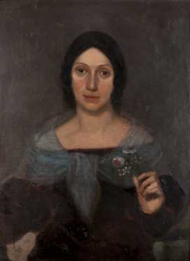 Oil on Canvas Portrait of a woman