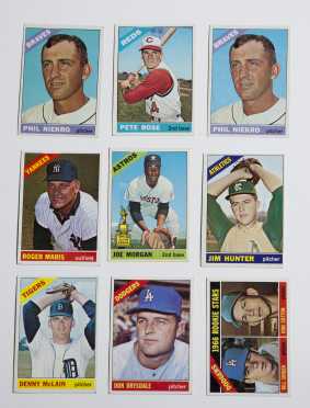 1966 Topps, 397 Cards 95% Ex or Better, No Creases