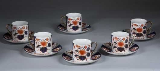 Imari Pattern Cups and Saucers