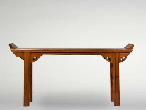 Chinese Altar Table with carved Spandrels