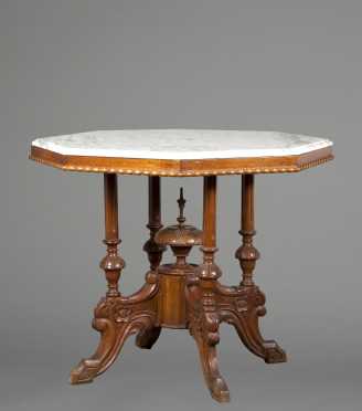 Victorian Octagonal Top Tea Table
