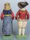 19th Century Pair of Figural Shell Dolls