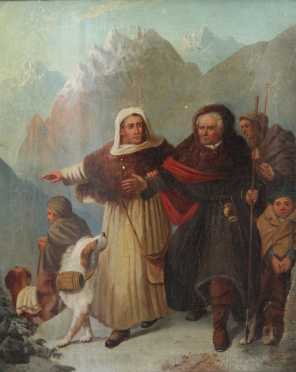 Oil on Canvas Painting of Berry der Menschenretter