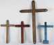 Wooden Crosses, 4 crosses of various sizes