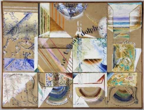 Fanny Hillsmith,  a collage of smaller paintings put together to form a large painting