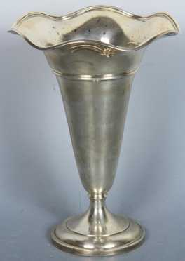 Sterling Silver Vase "Black, Star & Frost"