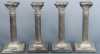 Set of Four Silver-plated Candlestick