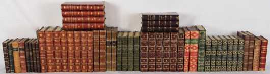  British Literature in fine and decorative leather bindings