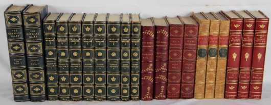 Miscellaneous nonfiction in fine and decorative leather bindings