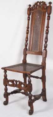 English William and Mary Side Chair