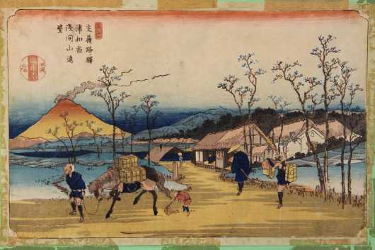 Keisai Eisen, 1790 -1848, Japaese block print 