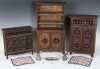 Three French Style Miniature Cupboards and Miscellaneous