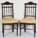 Pair of Gothic Ornate Side chairs