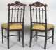 Pair of Gothic Ornate Side chairs