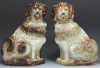 Lot of Two Staffordshire Style Poodles