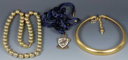 Three Costume Necklaces