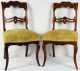 Pair of Mahogany Empire Side Chairs