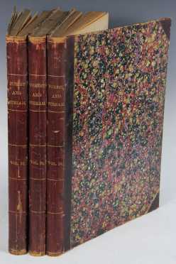 Forest and Stream magazine volumes 23-25 (August 1884-January 1886), bound